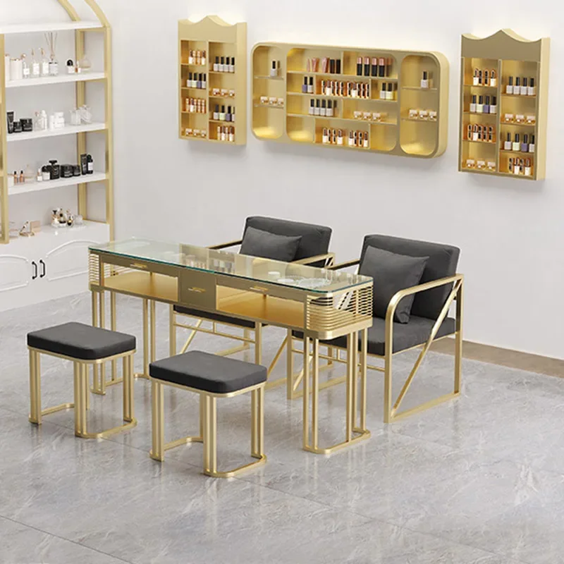 Modern Portable Nail Table Receptionist Squisito Tavolo Portatile Manicure Nail Designer Tavolo Manicure Salon Furniture Mq50Nt