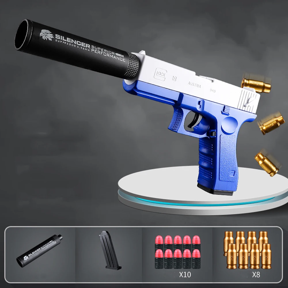 Soft Bullet Toy Gun Shell Ejection Foam Darts Pistol Desert Eagle Airsoft Gun Toy Gun Toy For Boys Outdoor Games Girls Gift 2