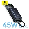 Baseus 45W Power Bank 10000mAh Super Mini Portable Battery Smart Digital Display for iPhone 15 16 Pro Max Xiaomi Samsung Huawei 1