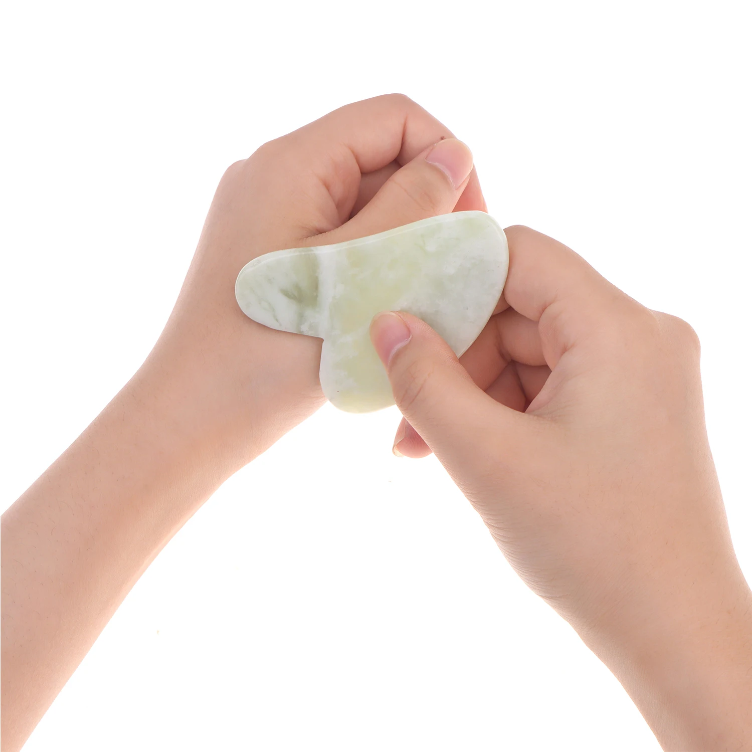Natural Jade Guasha Scraper Face Massage Skincare Skin Scraping Gua Sha Scraper Face Beauty Body Slim anti Wrinkles Massager 2