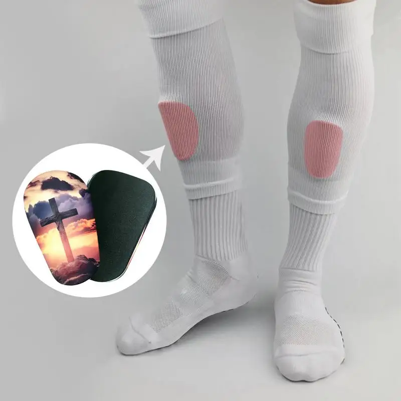 Shin Guards Protective Gear Calf Protector Soccer 2X Shin Pads For Adults
