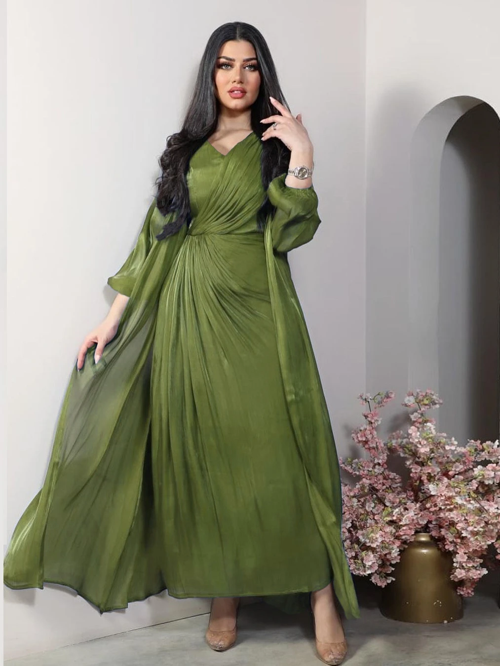 Ƽ 巹  Abaya 2  Ʈ ε巯 ƾ ι ̽ 巹 Eid Caftan    Vestidos Abayas 