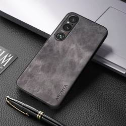 Coque en cuir PU de luxe pour Sony Xperia - Couverture élégante et durable