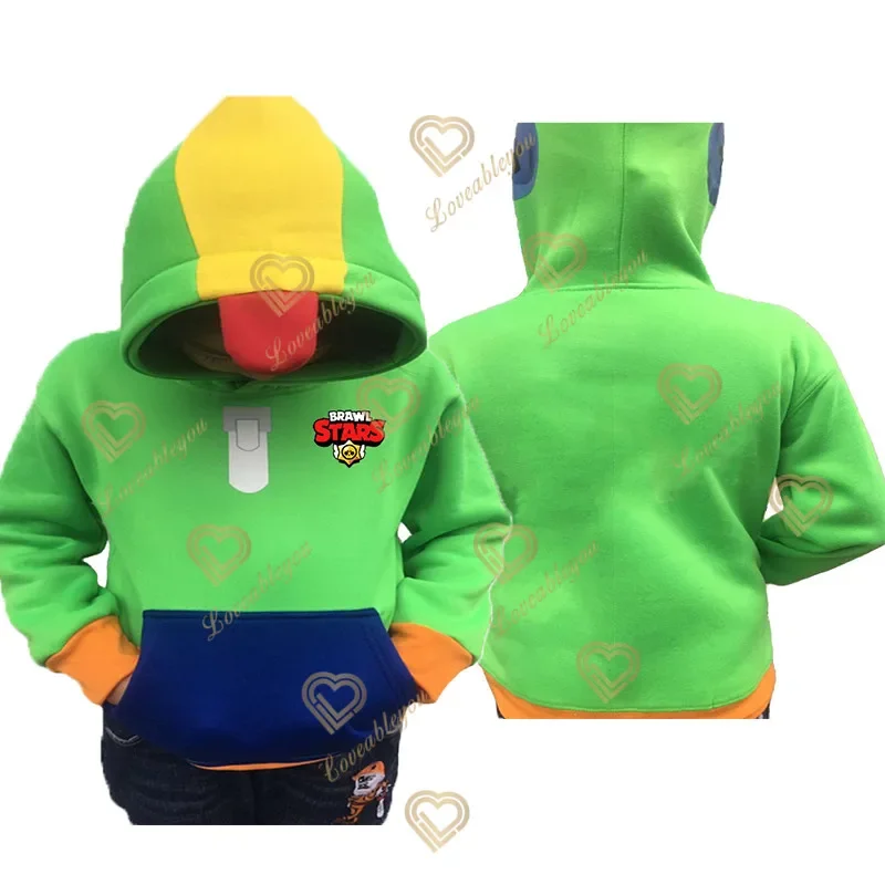 thumbnail image 1 of Sudadera con capucha para cosplay de 4T a 16T, ropa de invierno, jersey con capucha, sudadera para niños, juego de anime, ropa de cosplay de Leon, tops de forro polar, 1 of 5