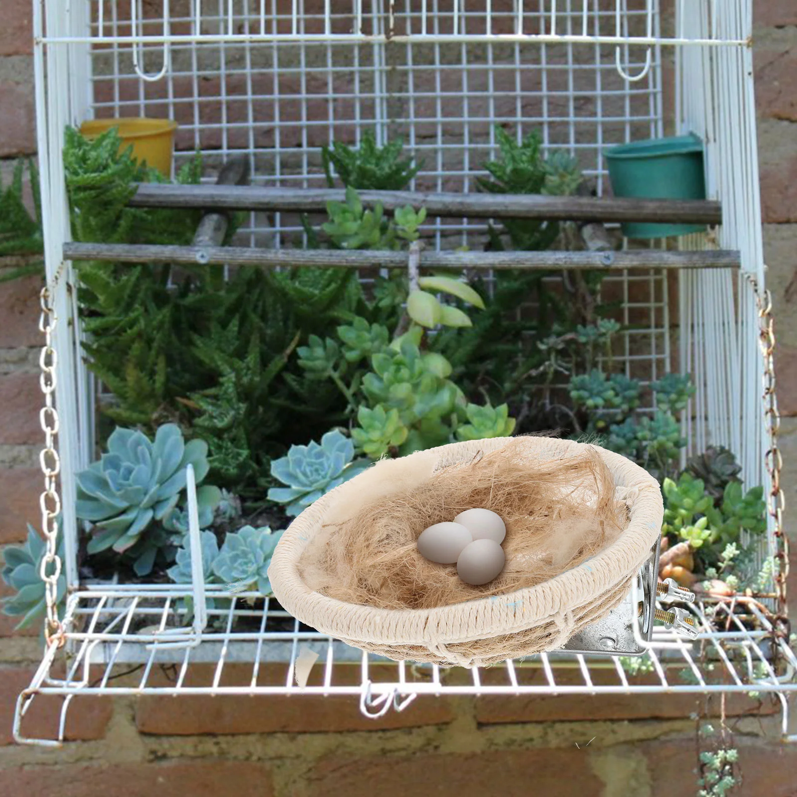 Bird's Nest Cushion Material Nesting Birds Bedding Hummingbird Natural House Indoor