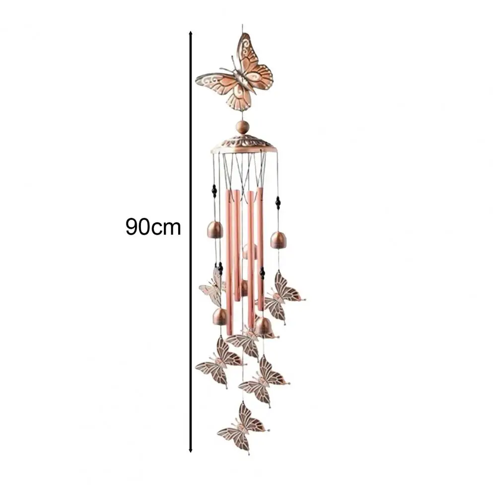 

Handmade Wind Chimes Outdoor Butterfly Bird Wind Chimes Hanging Decor with Corrosion Resistant Design Producing Crisp for A