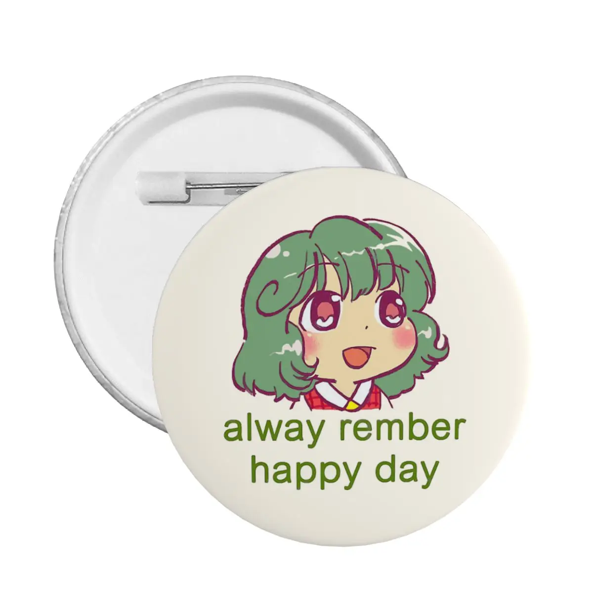 

I Draw Pls Rember Happy Day Yuuka Kazami Touhou Meme Pin Badge Anime Cute Customizable Pins Brooch Friends Badges Brooches