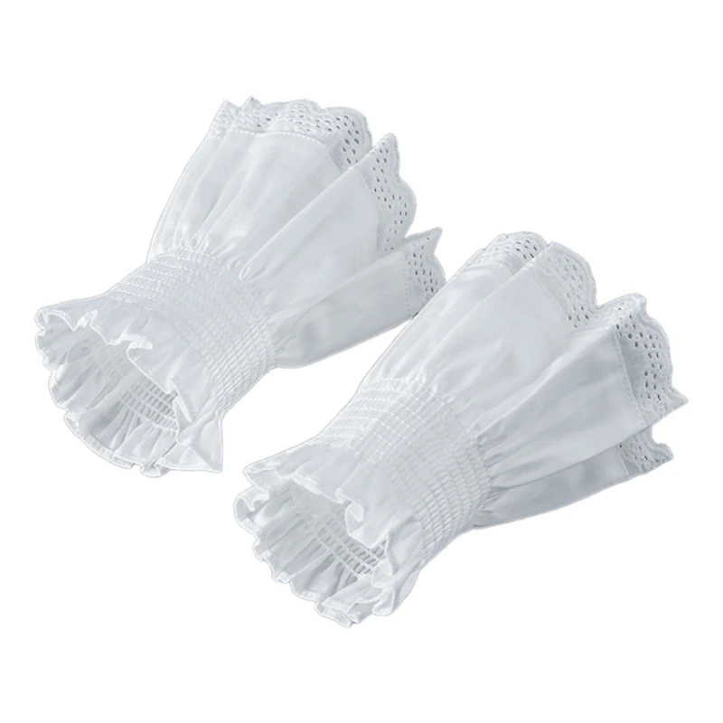 Fairy Wrist Cuffs Detachable Elegant Wristband Flared Organ Ruffled Wristband Dropship