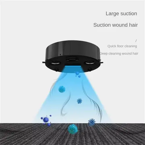 가정용 스마트 진공 청소기 청소 로봇, 미니 지능형 USB 충전, 드래그 흡입, 올인원 기계 빗자루, 먼지통 5