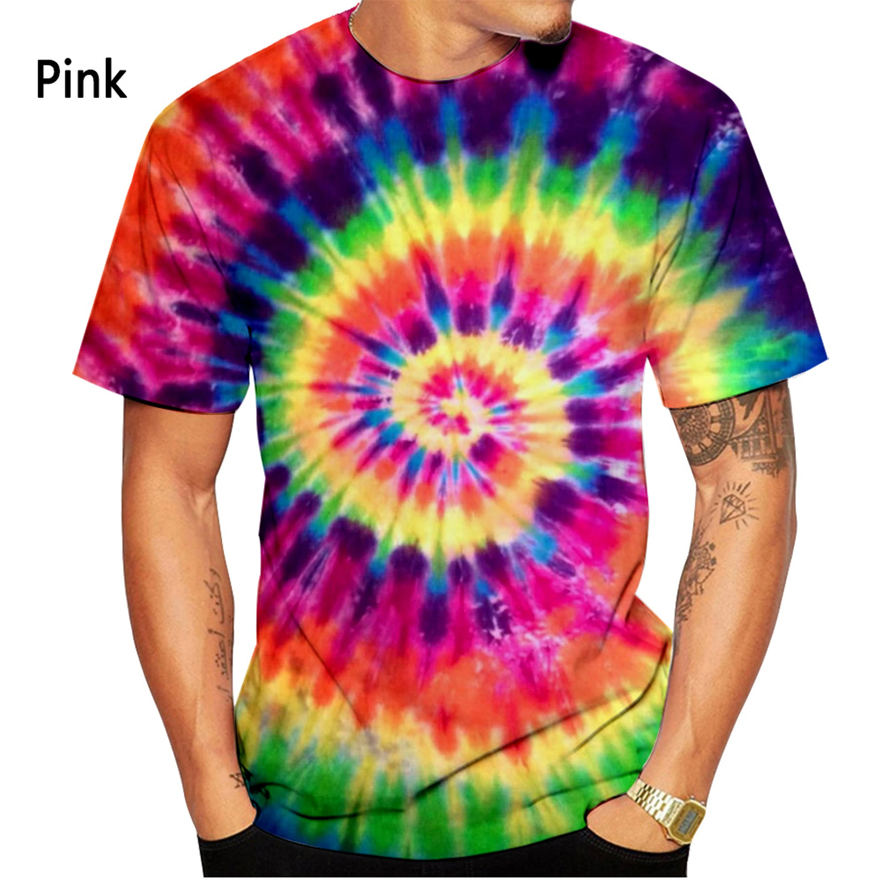 Design Tie Dye Shirt Mens Printed Shirts Tie Dye Cool Tie Dye Shirt