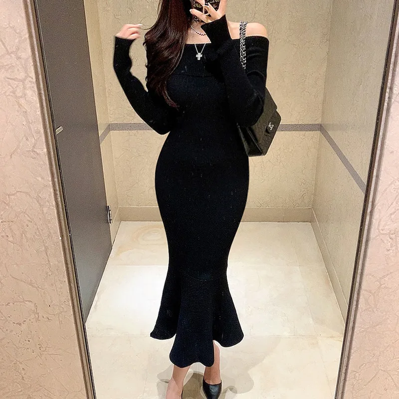 Рисунок 2 - Трикотажное платье с длинным рукавом