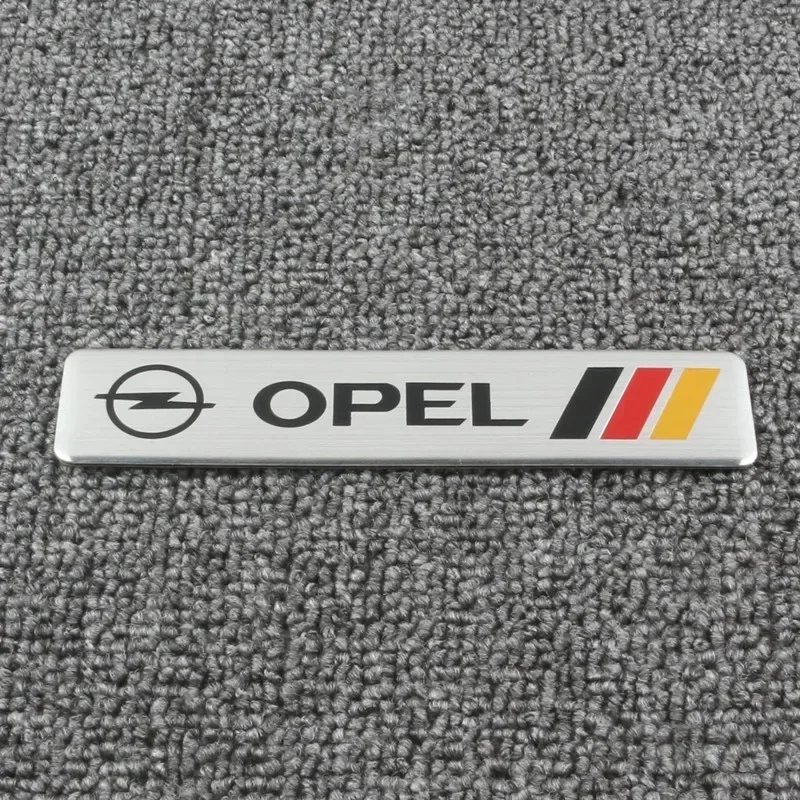 3D 알루미늄 자동차 엠블럼 배지 Astra H G J Insignia Mokka Zafira Corsa Vectra C D 바디 액세서리 용 뒷 트렁크 스티커