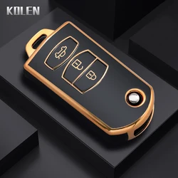 Enhanced Car Key Case Cover Shell - TPU Material (C3 Black)