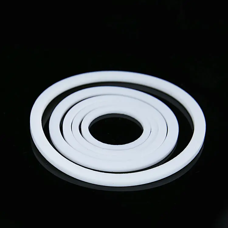 Washer Gasket PTFE Flat Washer Flange Pressure Gauge Water Pipe Joint Gasket M3-M35 Sealing For Pressure Gage