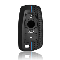 Premium Car Remote Key Case Cover - Sleek Protection (Black)