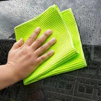 Car Cleaning Cloth Detailing Waffle Weave Glass Wash Towel Strong Water Absorbent Towel Auto Cleaning Accessories 1