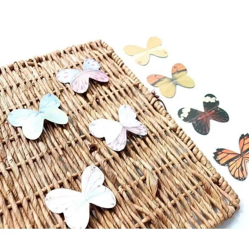 New 4 Pack Cute Butterfly Magnetic Bookmarks Creative Animal Decoration Bookmarks Students Learning Reading Marking Stationery