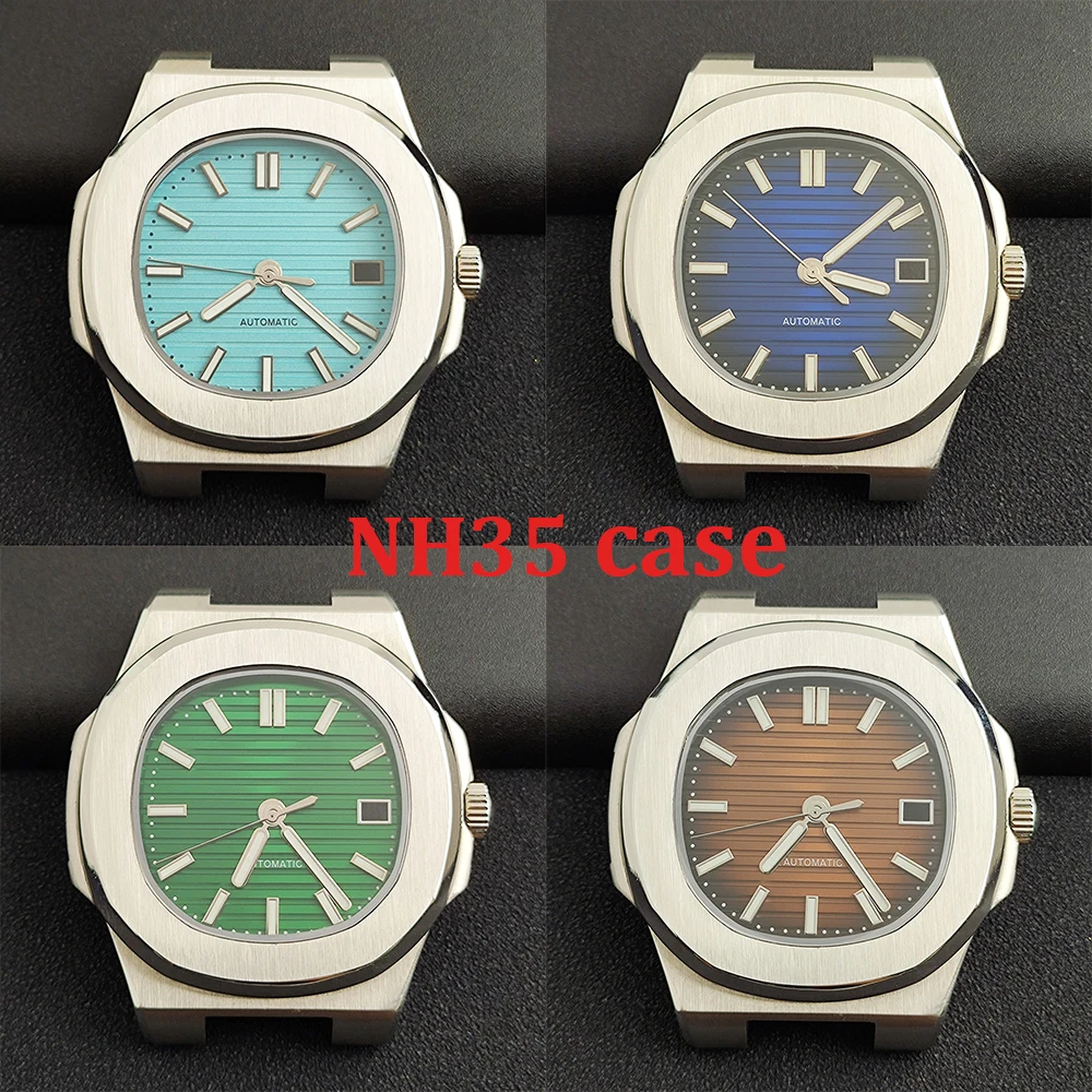 

NH35 case 40mm Nautilus case Watch case Watch accessories stainless steel case suitable for nh35 nh36 Movement