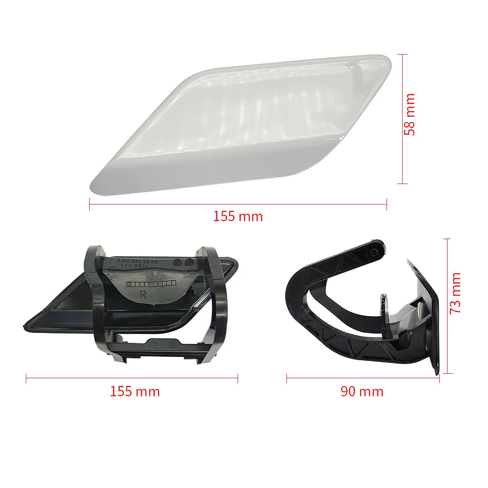 For Mercedes Benz W212 Front Bumper Headlight Washer Spray Cover Cap For Benz E-Class 2009-2013 E200 E260 E300 2128600108 front bumper cover,car headlight washer nozzle cover