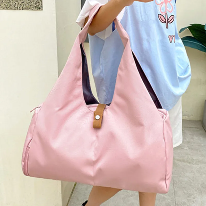 Female Bags Yoga Sports Women's Swimming Accessories Fitness Training Weekend Shoe Pocket Ladies' Luggage Bolsas Travel Handbags 6