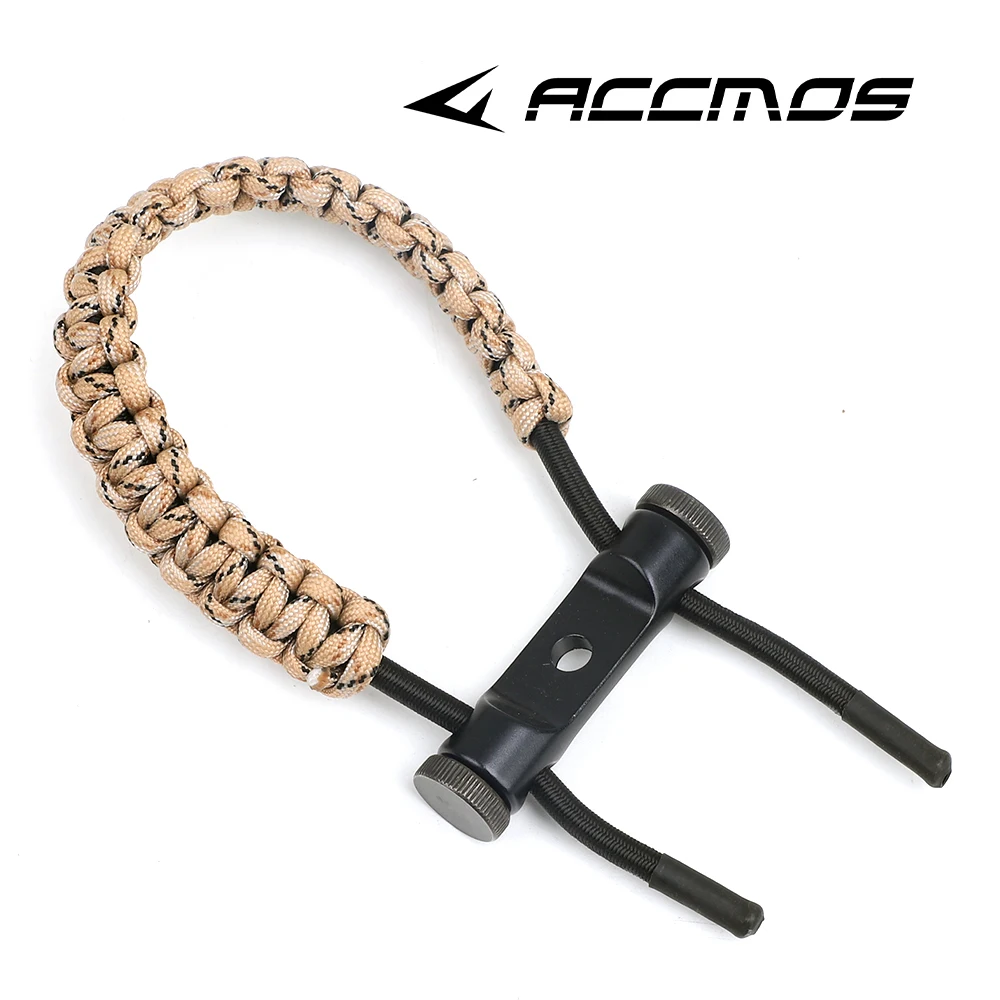 Vibrant Archery Bow Wrist Sling - Adjustable Braided Parachute Cord
