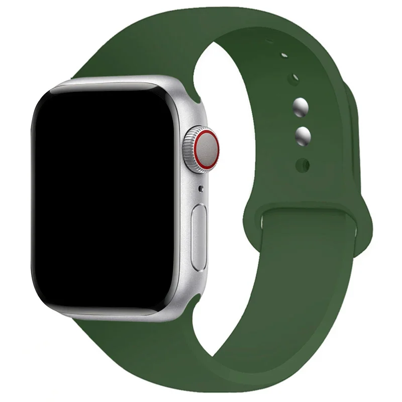 Silicone Sports Band for Smartwatch - Adjustable Loop Bracelet