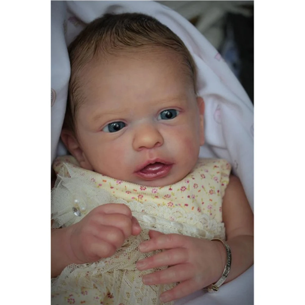 

19 Inch Reborn Baby Doll Aleyna Alive Newborn Dolls 3D Skin Visible Veins High Quality Children Gift Bebe Reborn Bonecas