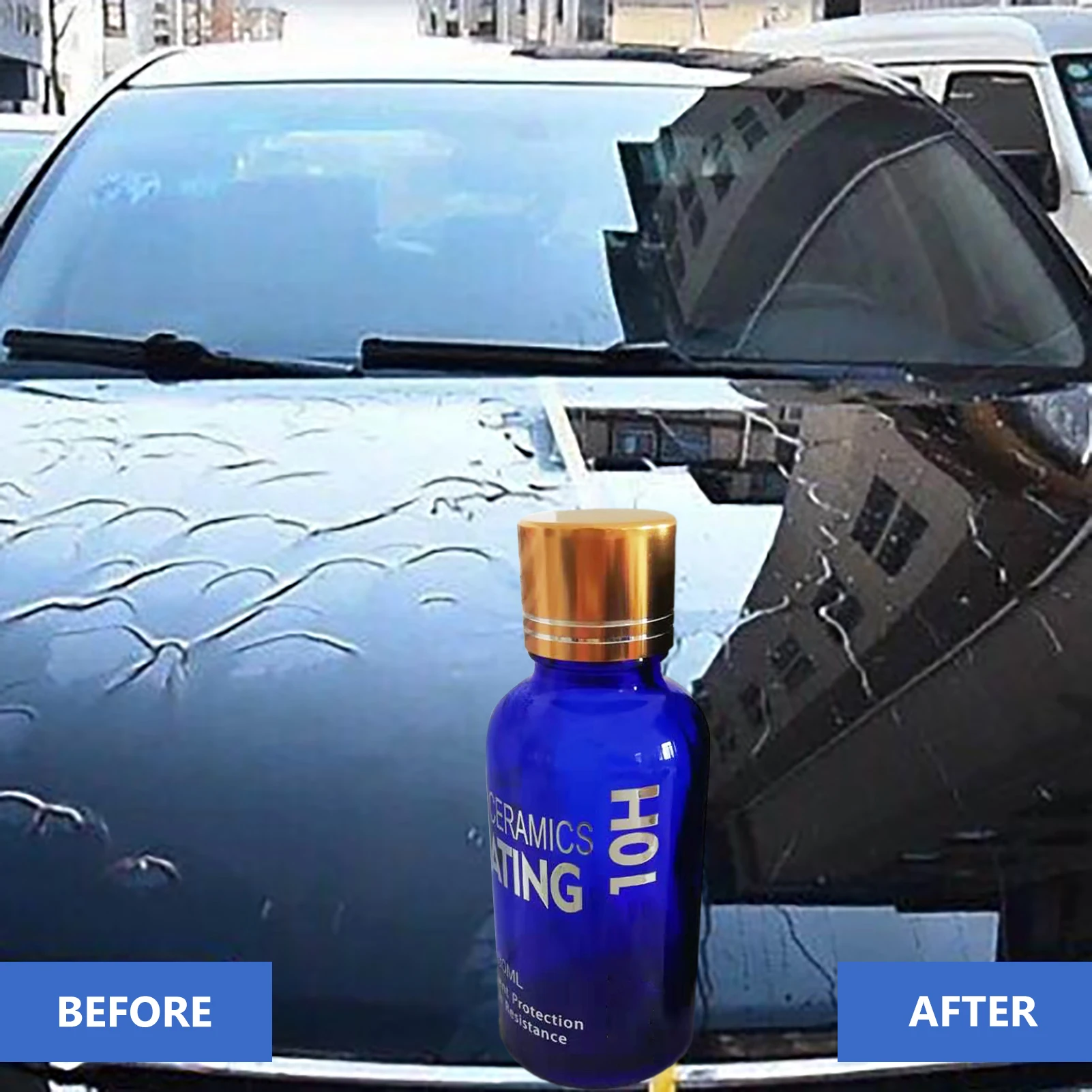 10H Ceramic Coating For Cars High Gloss Anti-Scratch Car Wax Polish Kit  High Gloss Hydrophobicity Mirror Paint Protection Car