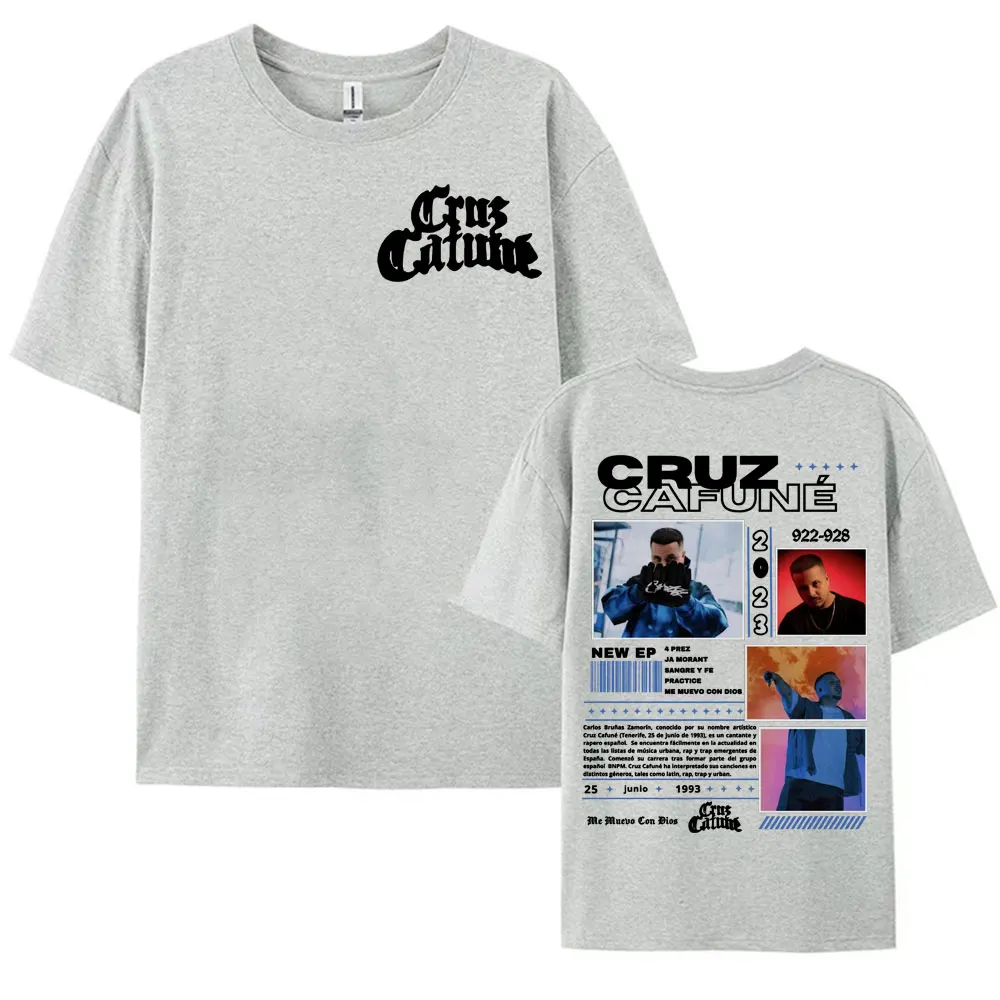 Rapper Cruz 922-928 Album Tour Merch T-shirt Men's Clothing Hip Hop Vintage Fashion T Shirts Summer O-Neck Tops Casual T Shirt 5