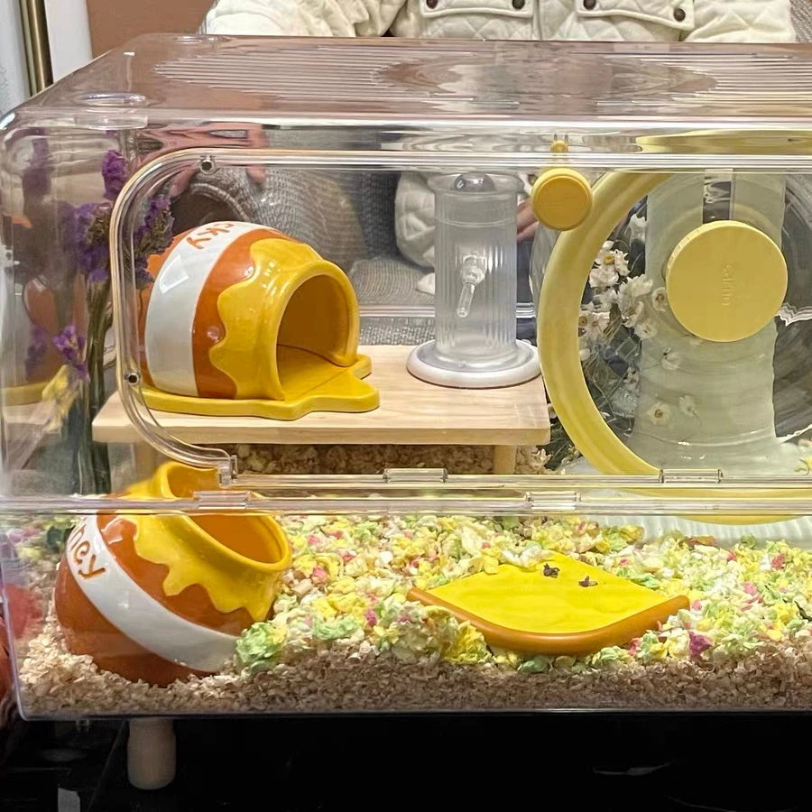 Title 2, Honey Can Shape Cage for Hamster Pet Cage Lands...