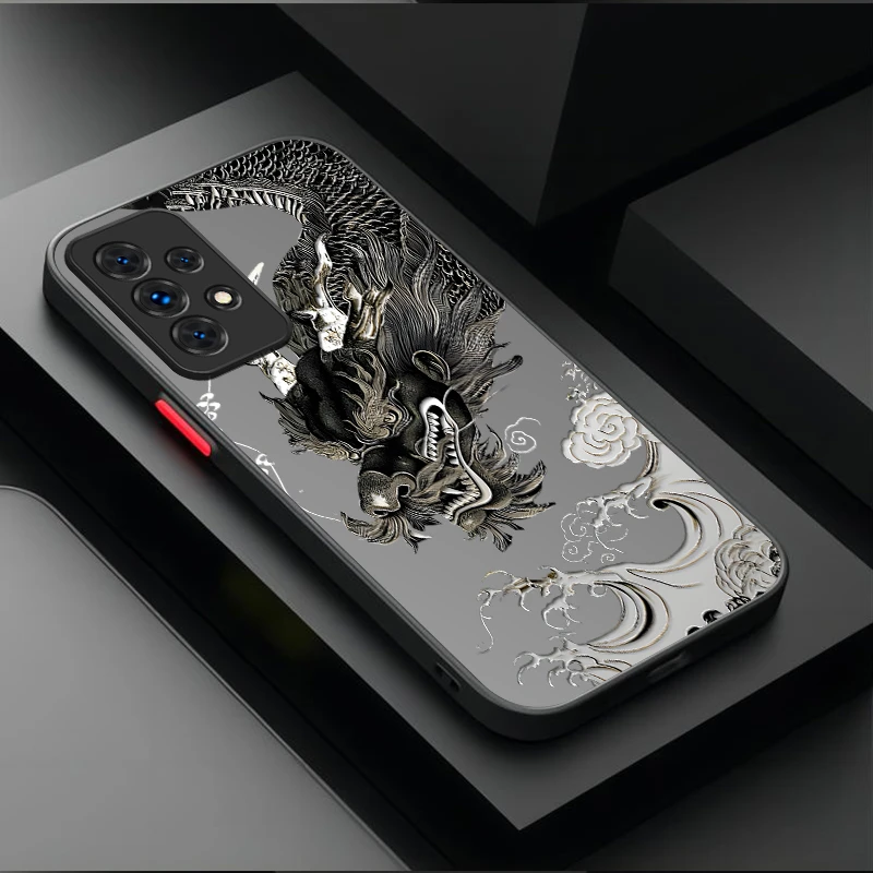Elegant Chinese Dragon Design Protective Phone Case