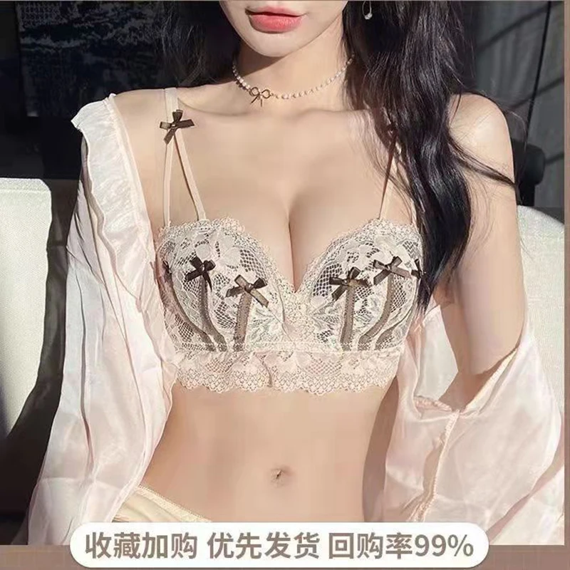 Women's Bra Underwear Suit Sexy Lace Bra Fashion Push Up Comfort Brassiere Sexy Lace Panties Female Sexy Lingerie Set