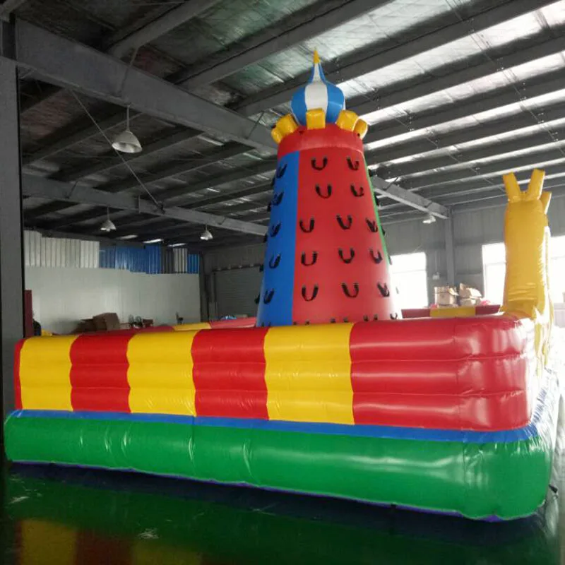 PVC commercial grade inflatable climbing wall Inflatable Tower Climbing Mountain