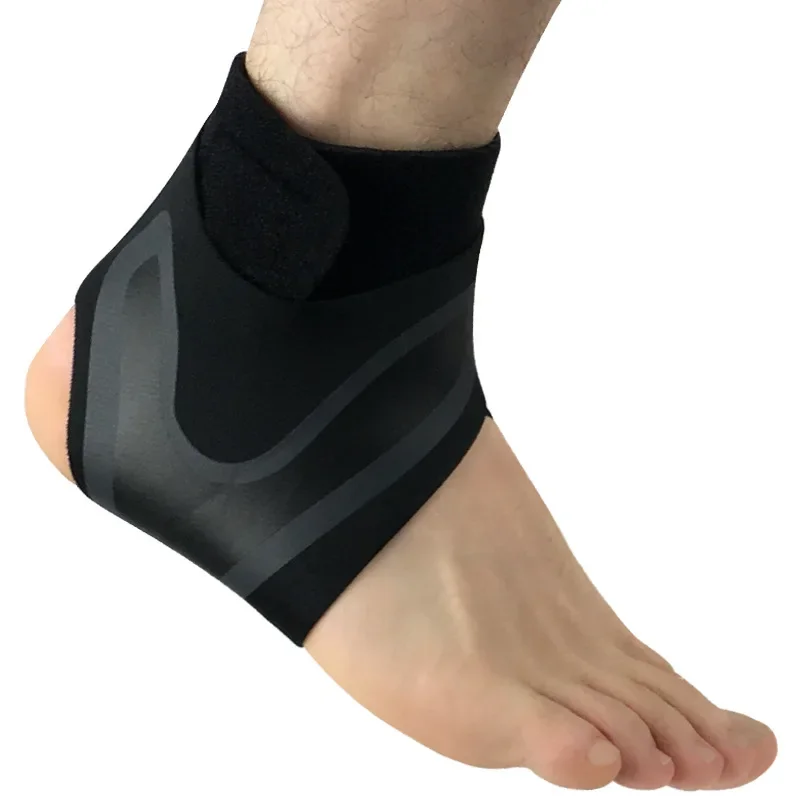 

Бесплатный спортивный бандаж на лодыжку для 1 ног, эластичный ремень для предотвращения растяжения, для фитнеса, для защиты от растяжения