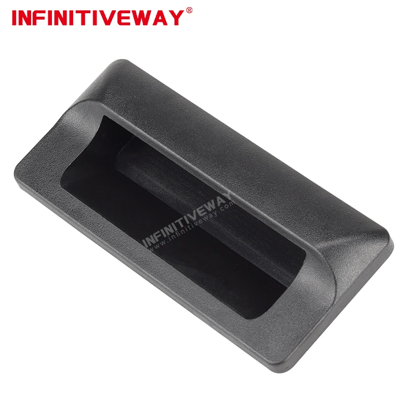 ABS plastic hidden handle embedded hidden handle invisible Industrial buckle kitchen cabinet dark cabinet drawer knobs