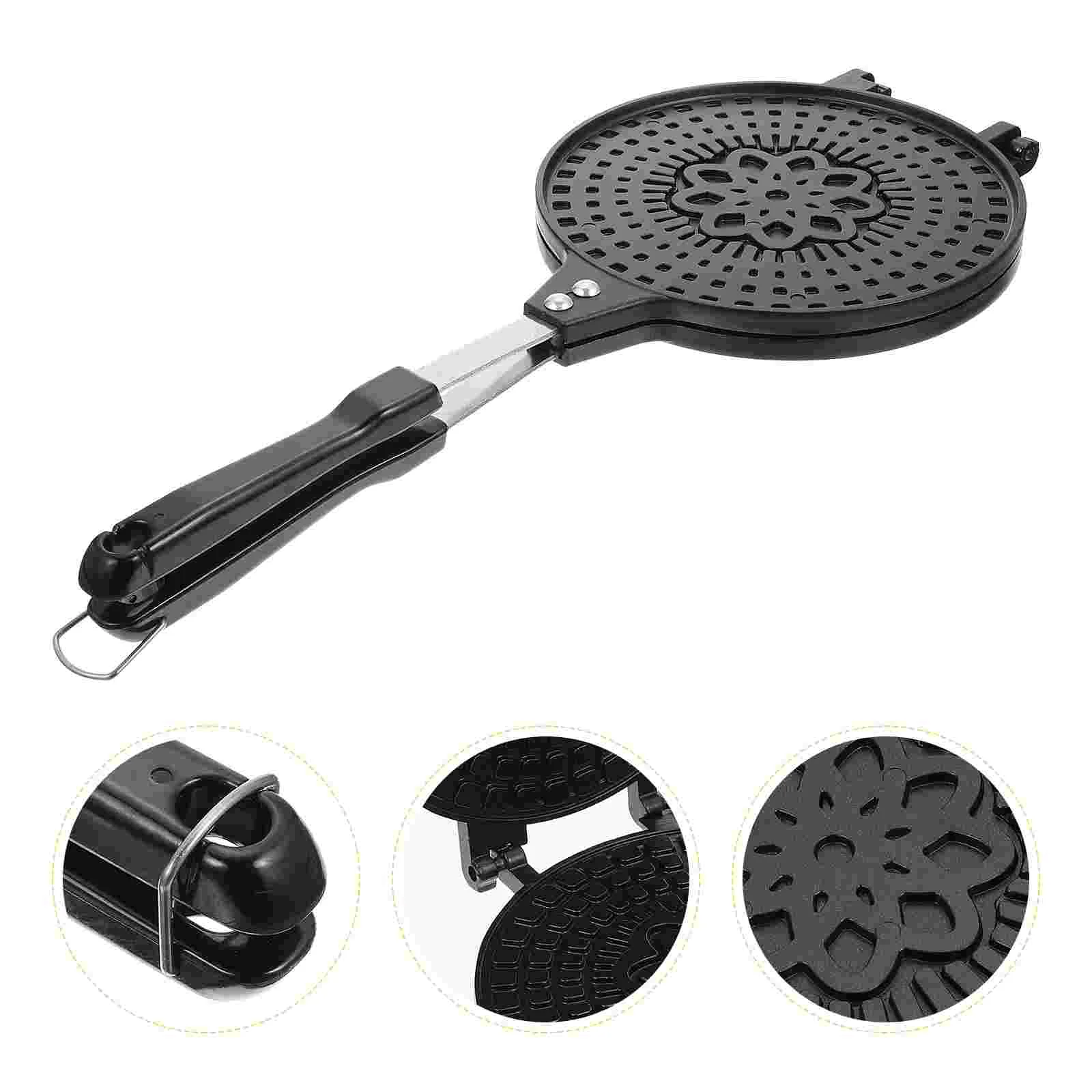 

Egg Roll Pan Kitchen Supply Omelets Baking Tray Griddle Cone Ice Cream Cones Mold Aluminum Alloy Abs Nonstick