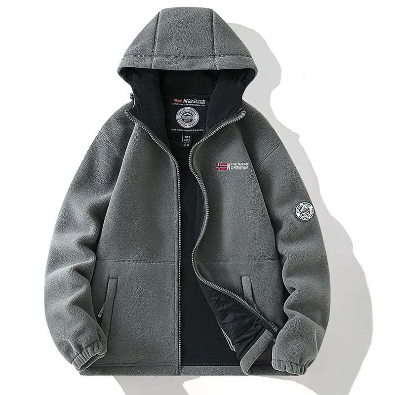 Lenpel Women's Fleece Jacket Soft Warm Long Sleeve Zip Up Stand Collar Solid Color Fuzzy Coat Fall Winter Outwear - View #11