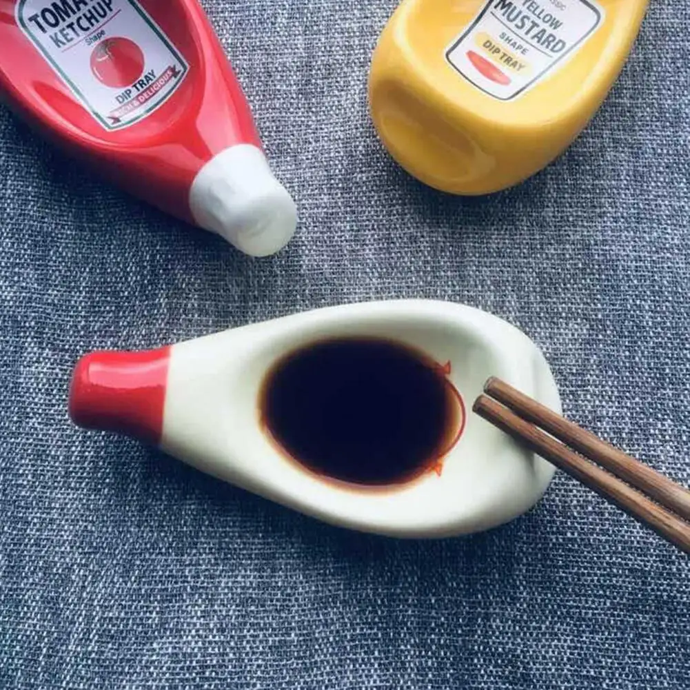 Ceramic Dipping Dish Dipping Bowl Food Grade Funny Spicy Soy Tray