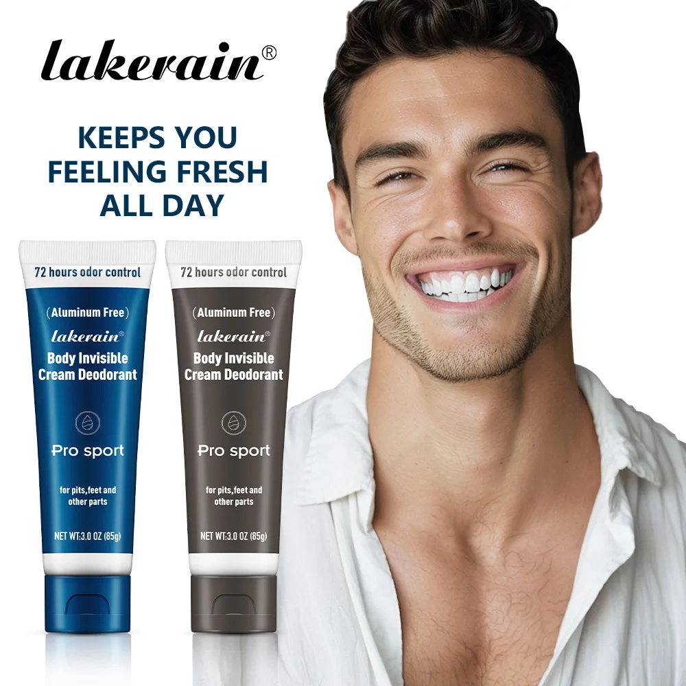 Men Full Body Deodorant Cream 72 Hours Long-Lasting Odor Protection Ocean Wooden Fragrance Men's Sports Deodorant Cream Deodorant Cream Deodorant Lotion