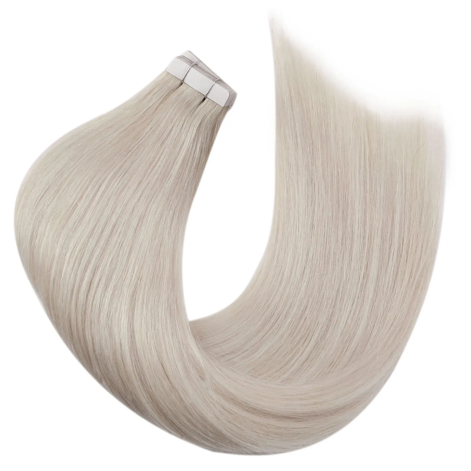 cabelo natural Moresoo fita na extensão do cabelo balayage ombre máquina remy real do cabelo humano para as mulheres invisível sem emenda da pele do plutônio trama reta pelo natural 100% humano cabelos naturais humano