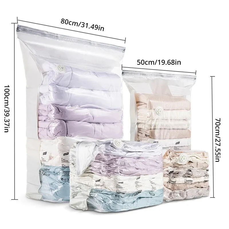 1pc Light Green Vacuum Compression Bag Cotton Quilt Storage Bag For Clothes Clothes Sorting and Packaging