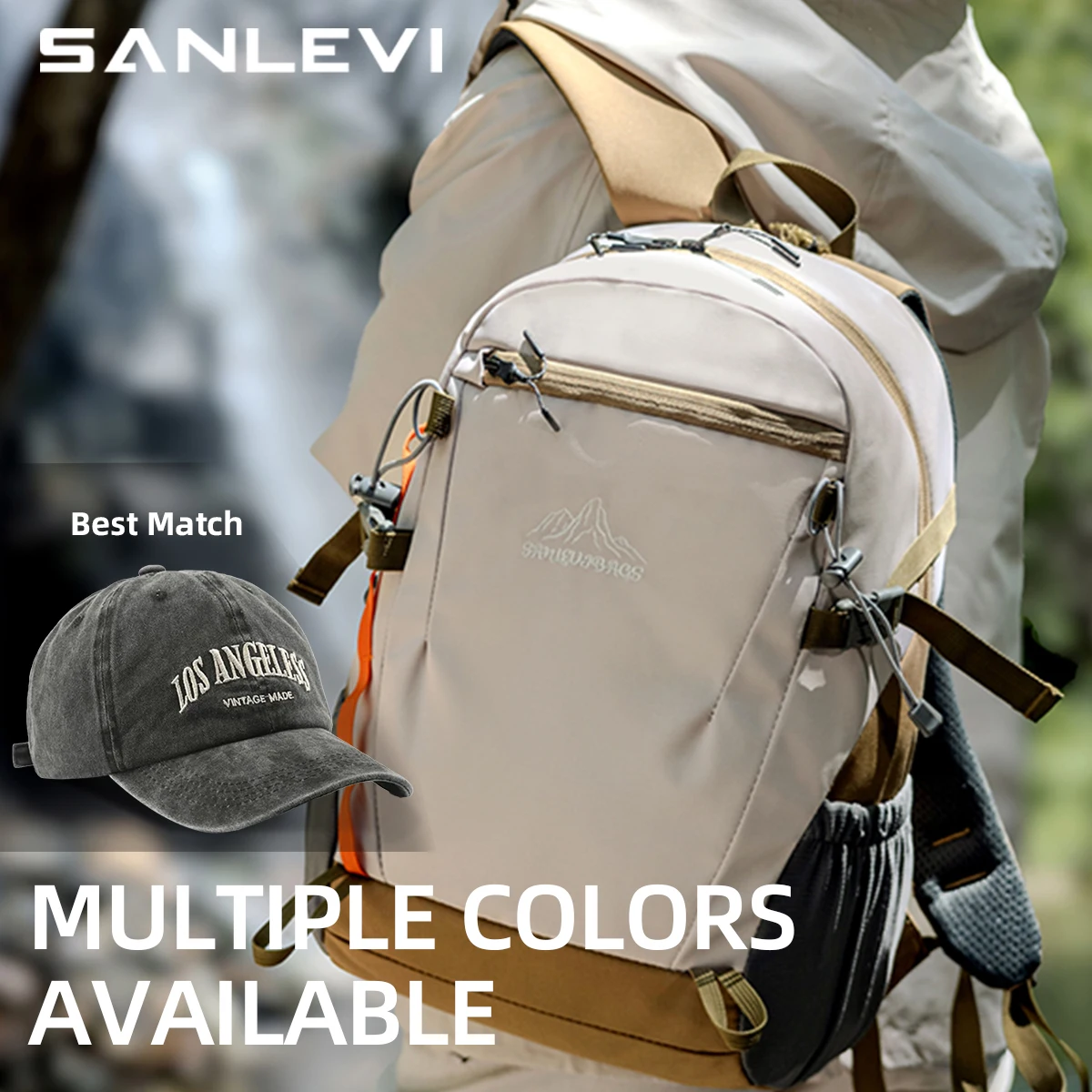 Outdoor Hiking Backpack for Women, Lightweight, Waterproof, Ultra-Light, Small Backpack, 22 Liters, Travel Climbing Lightweight Backpack, Student Class Backpack