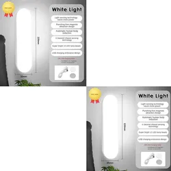 Wireless Rechargeable LED Motion Sensor Night Light with Magnetic Mount (WHITE)