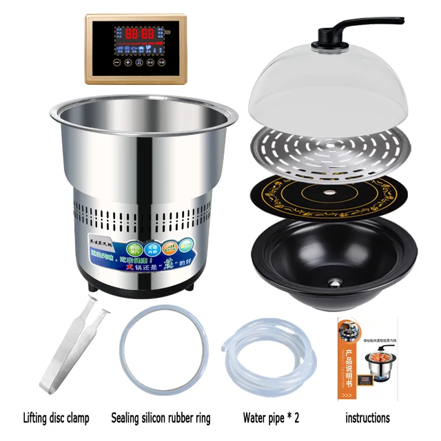 Steam Hot Pot Table Seafood Steam Pot Steaming And Boiling Household