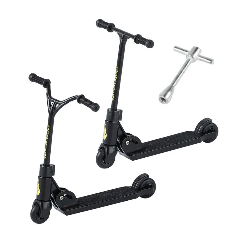 Finger Scooter Interactive Finger Toys Skateboard Kits Mini Stunt Scooter Foldable Skateboards Sport Toys Kids Gift
