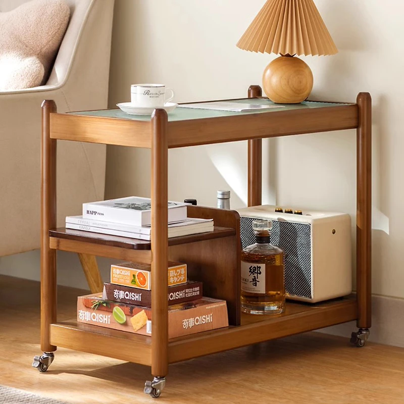 

Groceries Storage Kitchen Island Bathroom Serving Candy Rolling Tea Trolley Nordic Living Room Wagen Mit Rollen Home Furniture