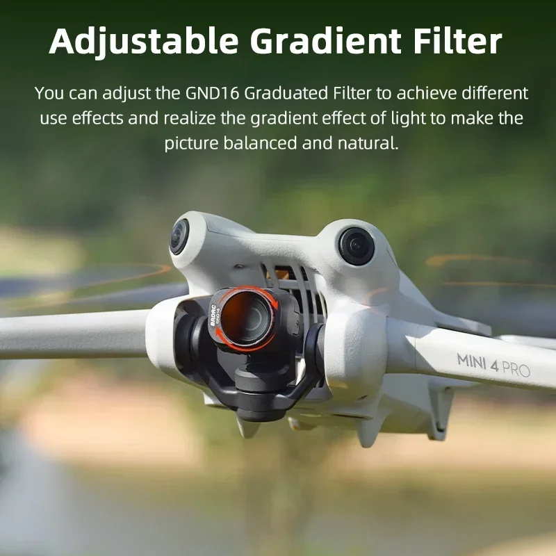 BRDRC Lens Filter DJI Mini 4 Pro LPR/Star 8X/GND16/VND Lens Filter Set Aluminium Frame Optical Glass Drone Accessories lens filters nd filters set