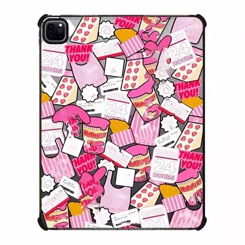 

Rabbit Pink Acrylic Protective iPad Case Cover for 10.9inch iPad Air 4 5 11inch 12.9inch iPad Pro 2020 2021 2022