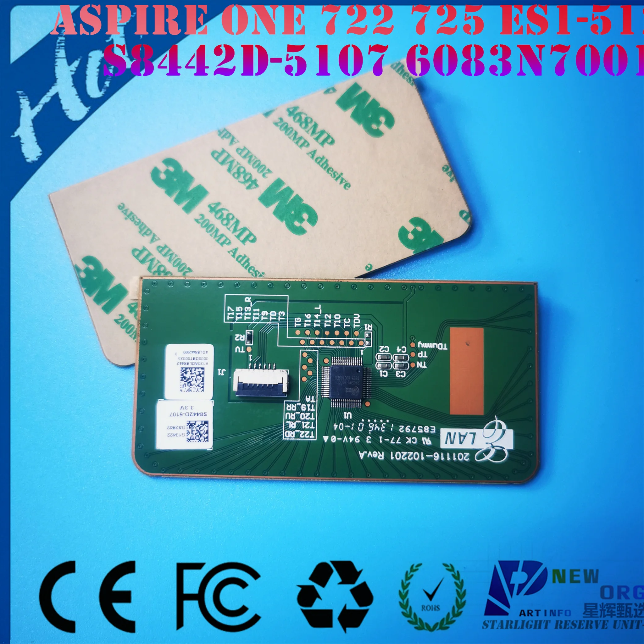 

Laptop touchpad for ACER ASPIRE ONE 722 725 V5-121 5552 5552G 5742 ES1-512 Series 60.m83n7.001 S8442D-5107