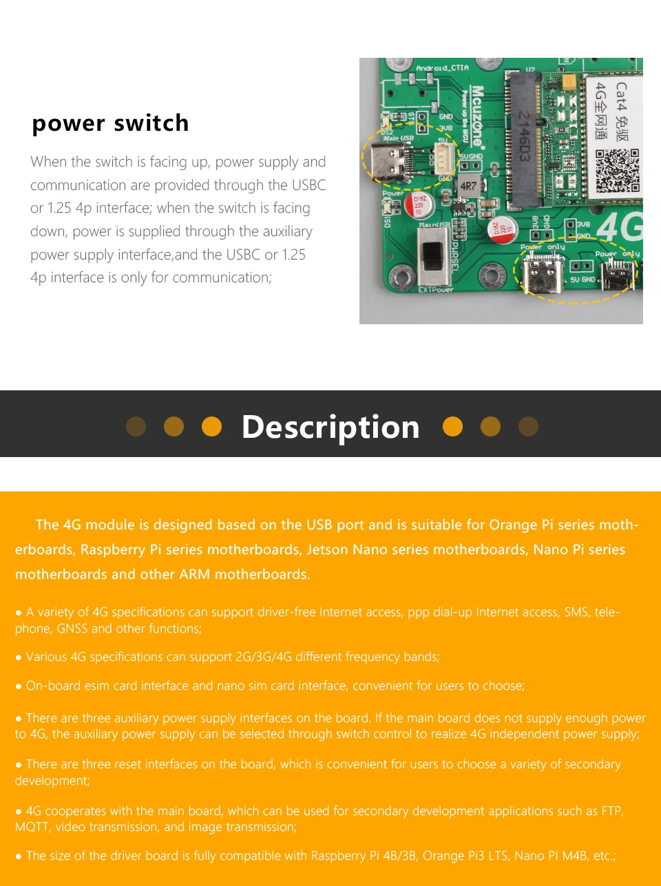 module de persévérance orange pi pilote